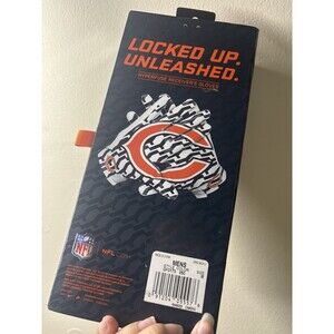 NIKE VAPOR JET Field NFL CHICAGO BEARS RECEIVERS FOOTBALL GLOVES -Size M